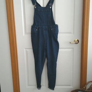 Cheap Monday Dark Wash Denim Overalls